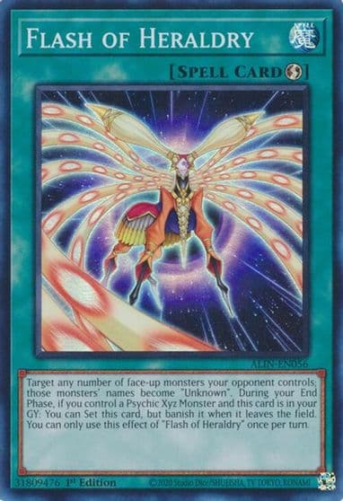 Flash of Heraldry Alliance Insight Yu-Gi-Oh! card