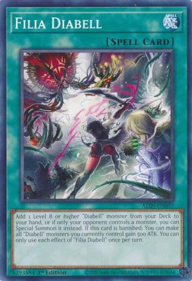 Filia Diabell Alliance Insight Yu-Gi-Oh! card