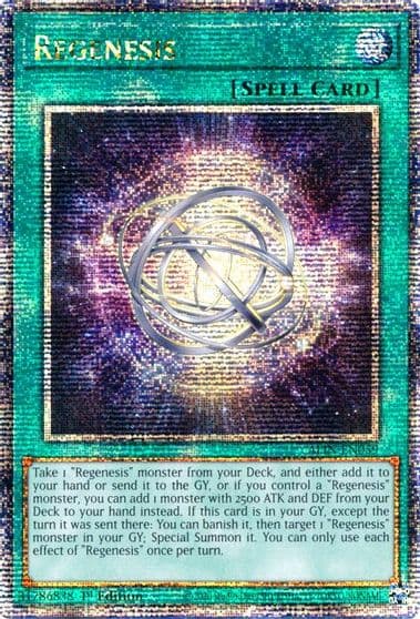Regenesis Quarter Century Secret Rare Alliance Insight Yu-Gi-Oh! card