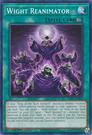 Wight Reanimator Alliance Insight Yu-Gi-Oh! card