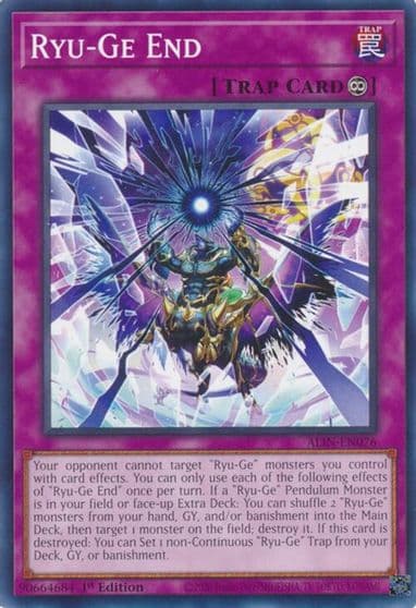 Ryu Ge End Alliance Insight Yu-Gi-Oh! card
