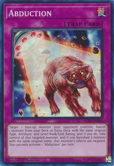 Abduction Alliance Insight Yu-Gi-Oh! card