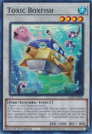 Toxic Boxfish Alliance Insight Yu-Gi-Oh! card