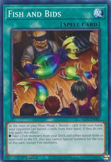 Fish and Bids Alliance Insight Yu-Gi-Oh! card