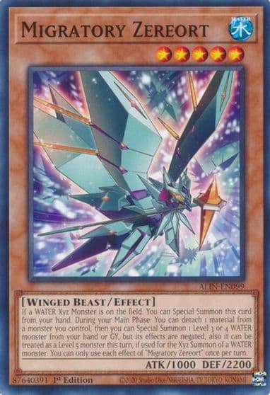 Migratory Zereort Alliance Insight Yu-Gi-Oh! card