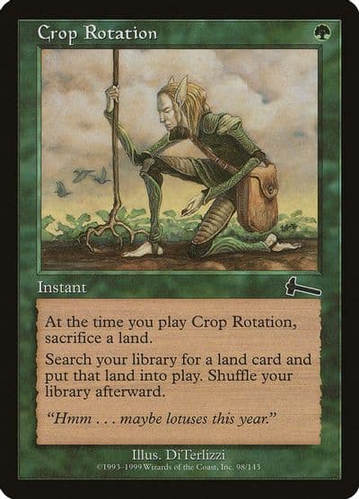 Crop Rotation Urza's Legacy Magic card
