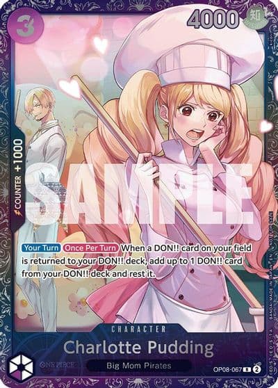 Charlotte Pudding Treasure Cup 2025 One Piece Promotion Cards One Piece card