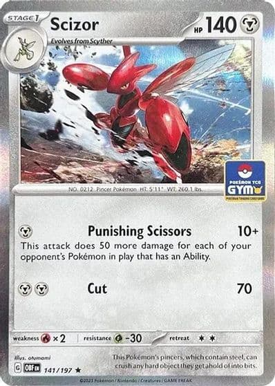 Scizor (Pokemon Gym Promo) Miscellaneous Cards & Products Pokemon card