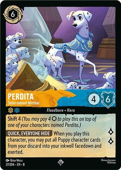 Perdita Determined Mother Reign of Jafar Lorcana card