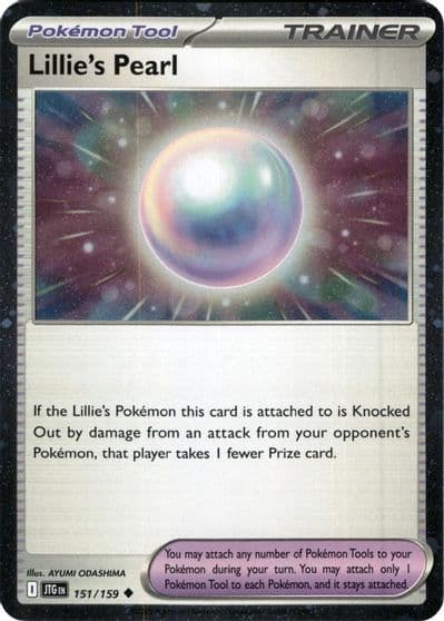 Lillie's Pearl (Cosmos Holo) Miscellaneous Cards & Products Pokemon card