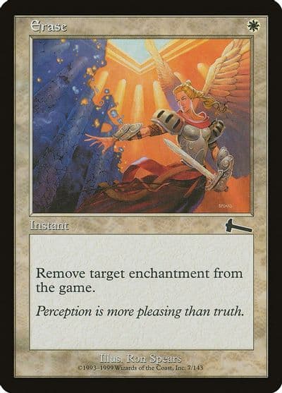 Erase Urza's Legacy Magic card
