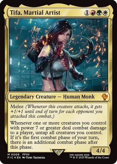Tifa Martial Artist Commander: FINAL FANTASY Magic card