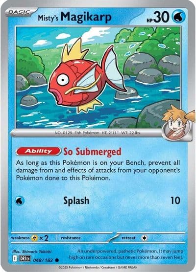 Misty's Magikarp SV10: Destined Rivals Pokemon card