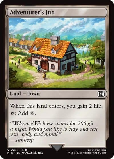 Adventurers Inn FINAL FANTASY Magic card