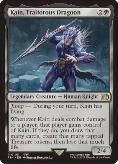 Kain Traitorous Dragoon FINAL FANTASY Magic card