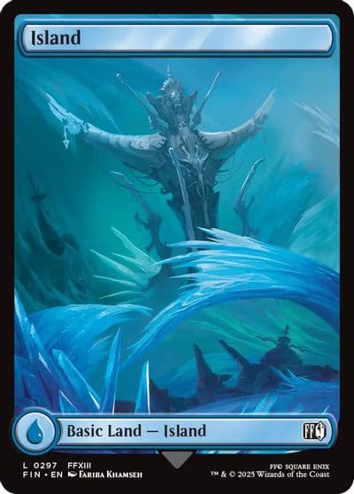 Island 0297 FINAL FANTASY Magic card
