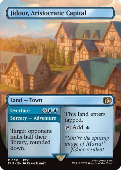 Jidoor Aristocratic Capital Borderless FINAL FANTASY Magic card