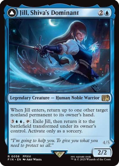 Jill Shivas Dominant FINAL FANTASY Magic card
