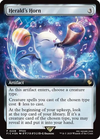 Heralds Horn Extended Art Buy-A-Box Promos Magic card