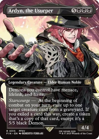 Ardyn the Usurper 0315 Borderless FINAL FANTASY Magic card