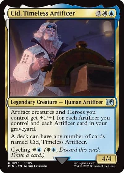 Cid Timeless Artificer 0216 FINAL FANTASY Magic card