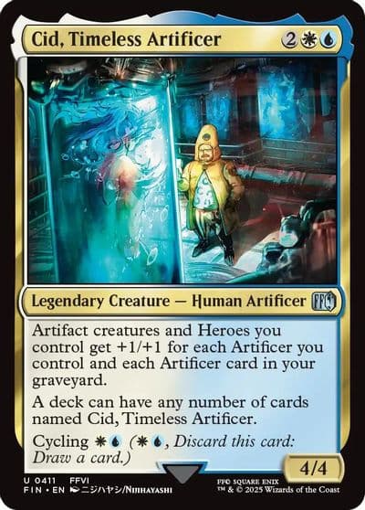 Cid Timeless Artificer 0411 FINAL FANTASY Magic card