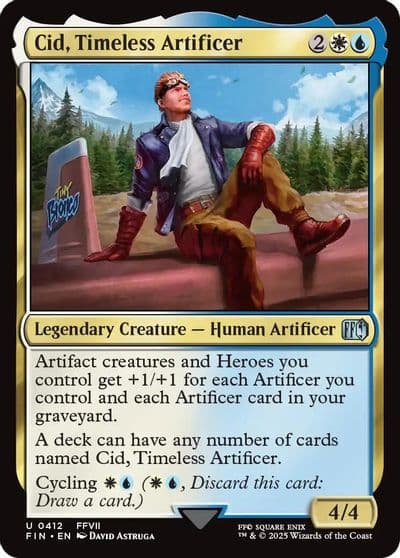 Cid Timeless Artificer 0412 FINAL FANTASY Magic card