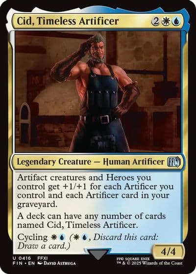 Cid Timeless Artificer 0416 FINAL FANTASY Magic card