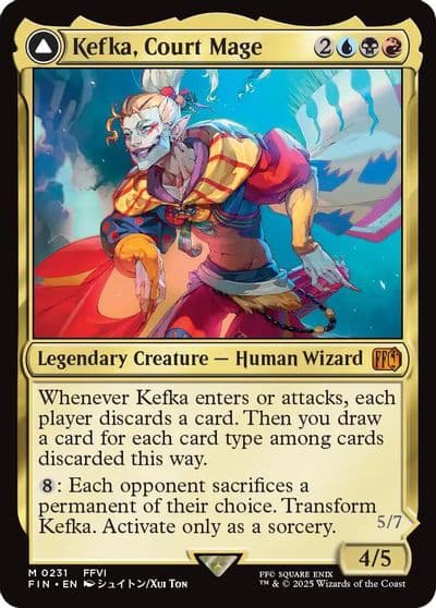 Kefka Court Mage FINAL FANTASY Magic card