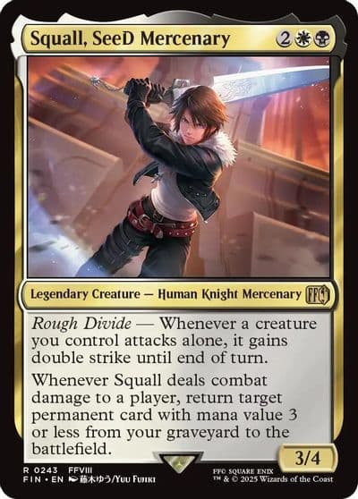 Squall SeeD Mercenary FINAL FANTASY Magic card