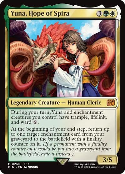 Yuna Hope of Spira FINAL FANTASY Magic card