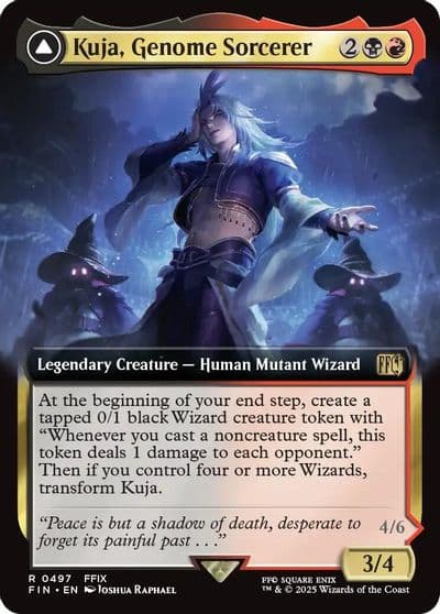 Kuja Genome Sorcerer Extended Art FINAL FANTASY Magic card