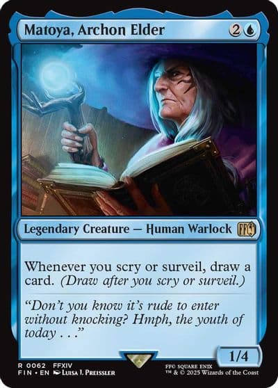 Matoya Archon Elder FINAL FANTASY Magic card