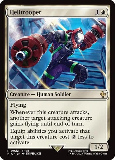 Helitrooper Commander: FINAL FANTASY Magic card