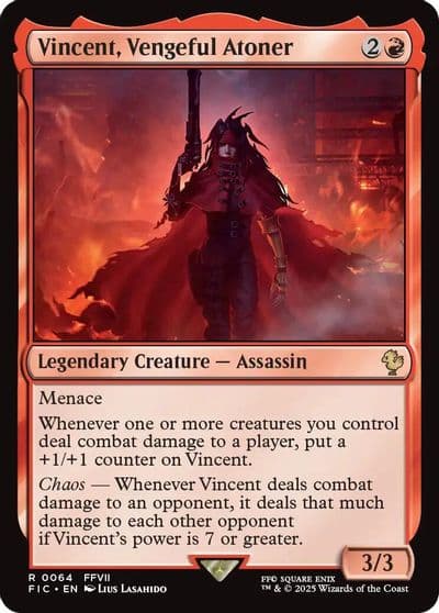 Vincent Vengeful Atoner Commander: FINAL FANTASY Magic card