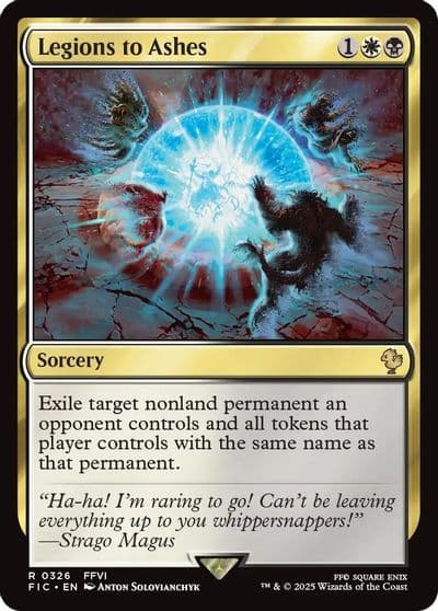 Legions to Ashes Commander: FINAL FANTASY Magic card