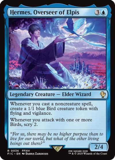 Hermes Overseer of Elpis Commander: FINAL FANTASY Magic card