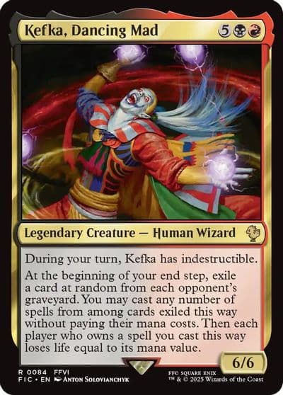 Kefka Dancing Mad Commander: FINAL FANTASY Magic card