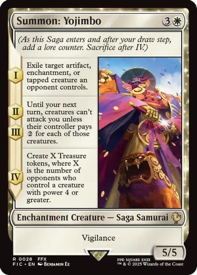 Summon Yojimbo Commander: FINAL FANTASY Magic card