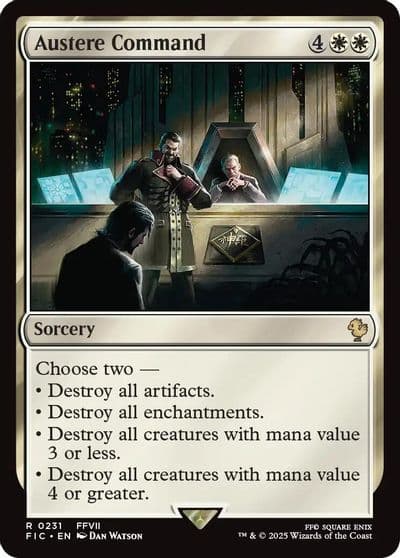 Austere Command Commander: FINAL FANTASY Magic card
