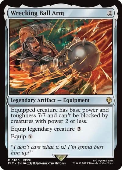 Wrecking Ball Arm Commander: FINAL FANTASY Magic card