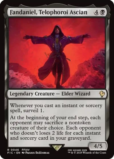 Fandaniel Telophoroi Ascian Commander: FINAL FANTASY Magic card