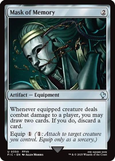 Mask of Memory Commander: FINAL FANTASY Magic card