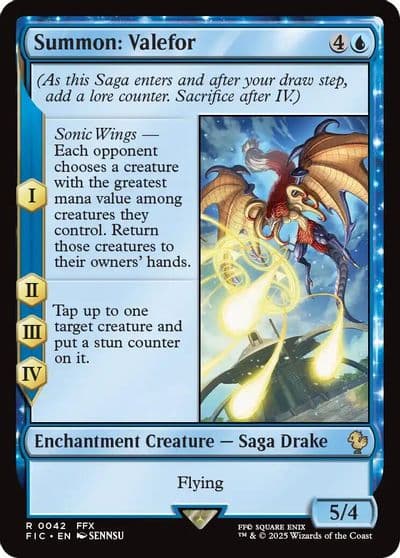 Summon Valefor Commander: FINAL FANTASY Magic card
