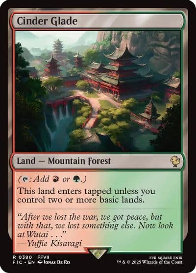 Cinder Glade Commander: FINAL FANTASY Magic card