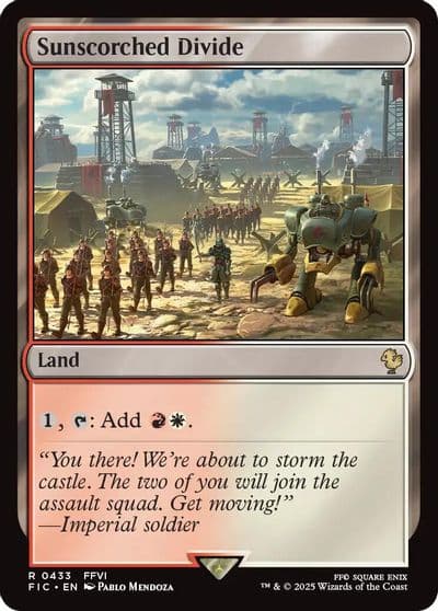 Sunscorched Divide Commander: FINAL FANTASY Magic card