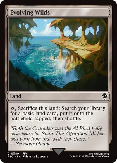 Evolving Wilds Commander: FINAL FANTASY Magic card