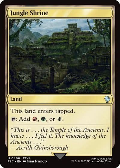 Jungle Shrine Commander: FINAL FANTASY Magic card