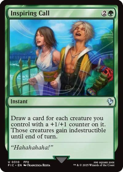 Inspiring Call Commander: FINAL FANTASY Magic card