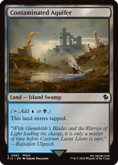 Contaminated Aquifer Commander: FINAL FANTASY Magic card